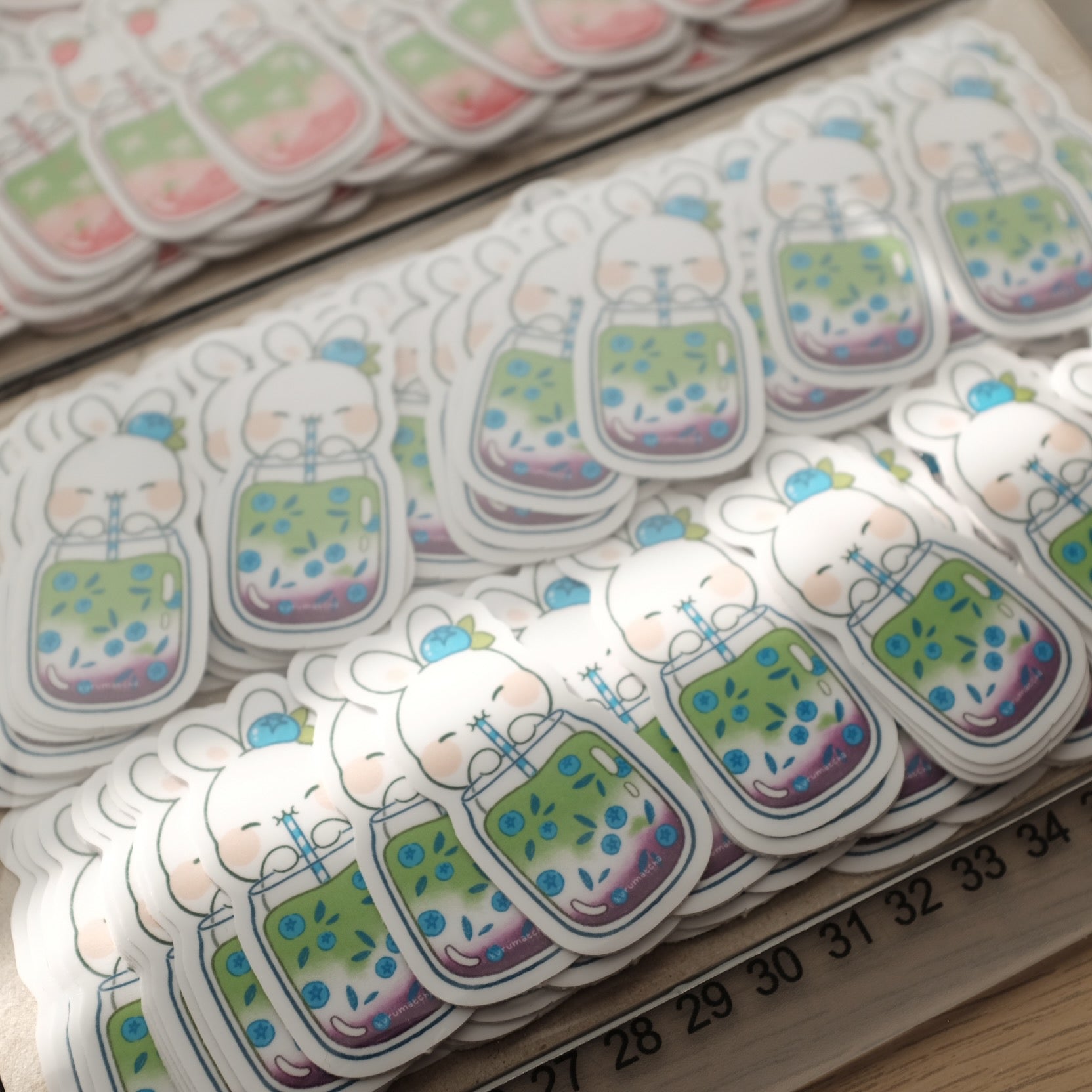 die cut branded stickers
