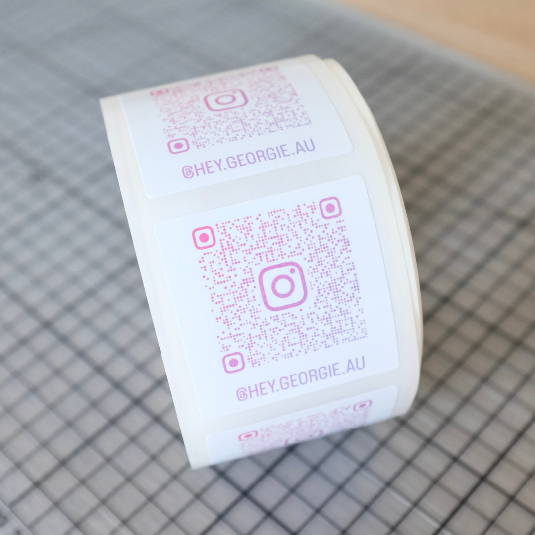 Glossy Paper Roll Labels – Square
