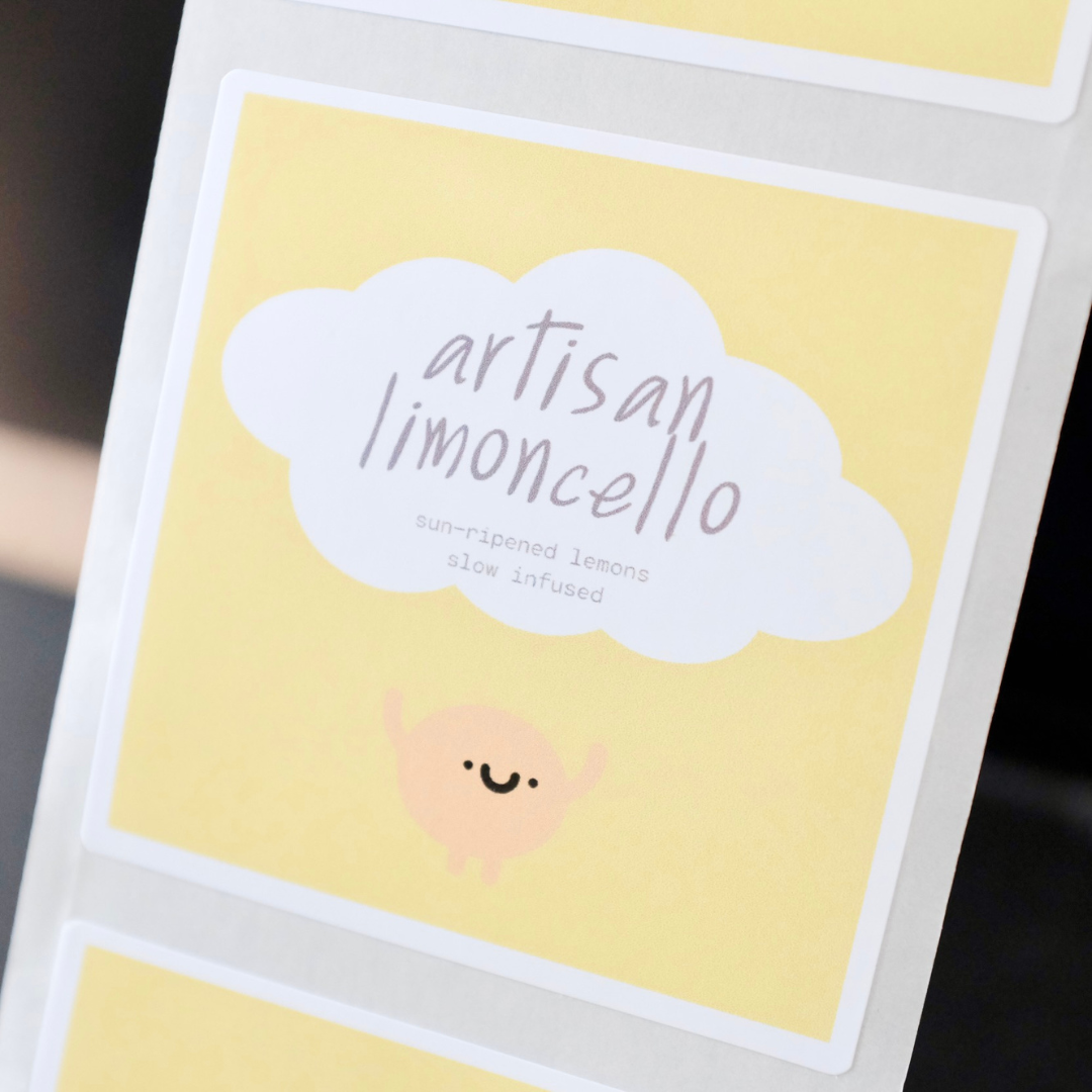 Glossy Paper Roll Labels – Square