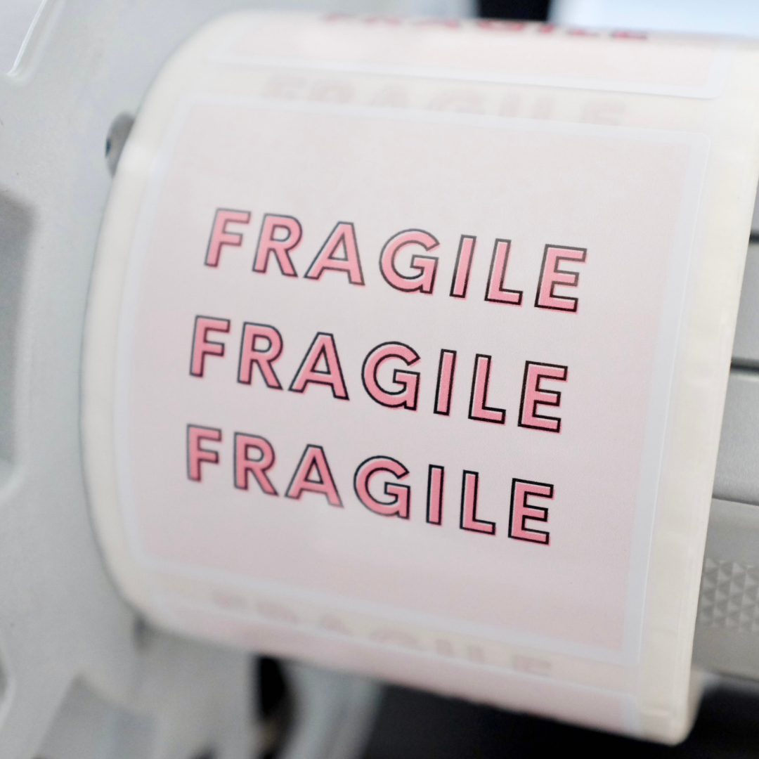 Glossy Paper Roll Labels – Square