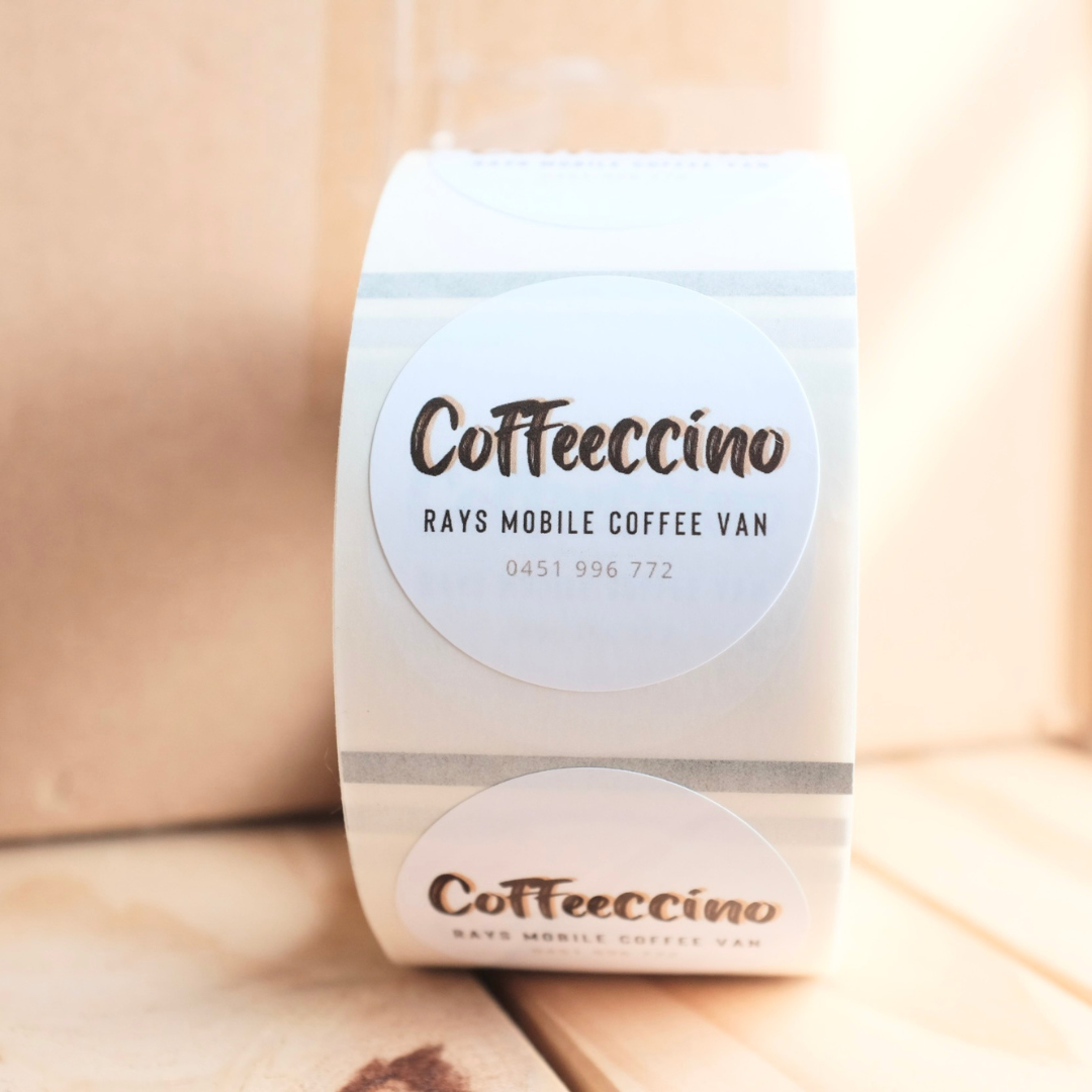 Glossy Paper Roll Labels – Circle