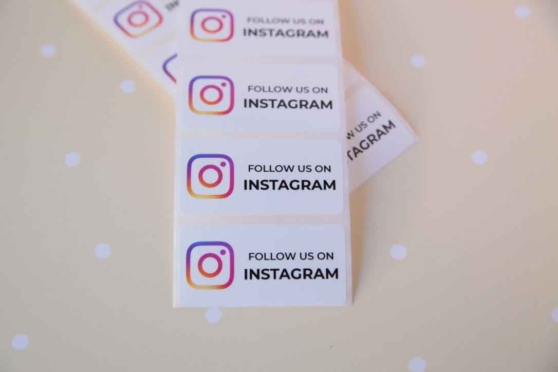 Follow Us on Instagram Stickers