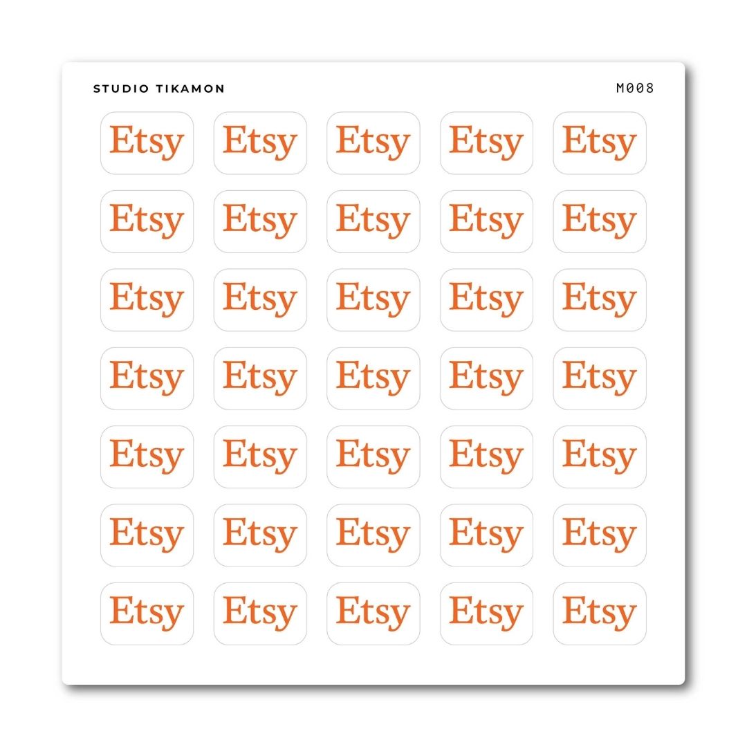 etsy icon planner stickers