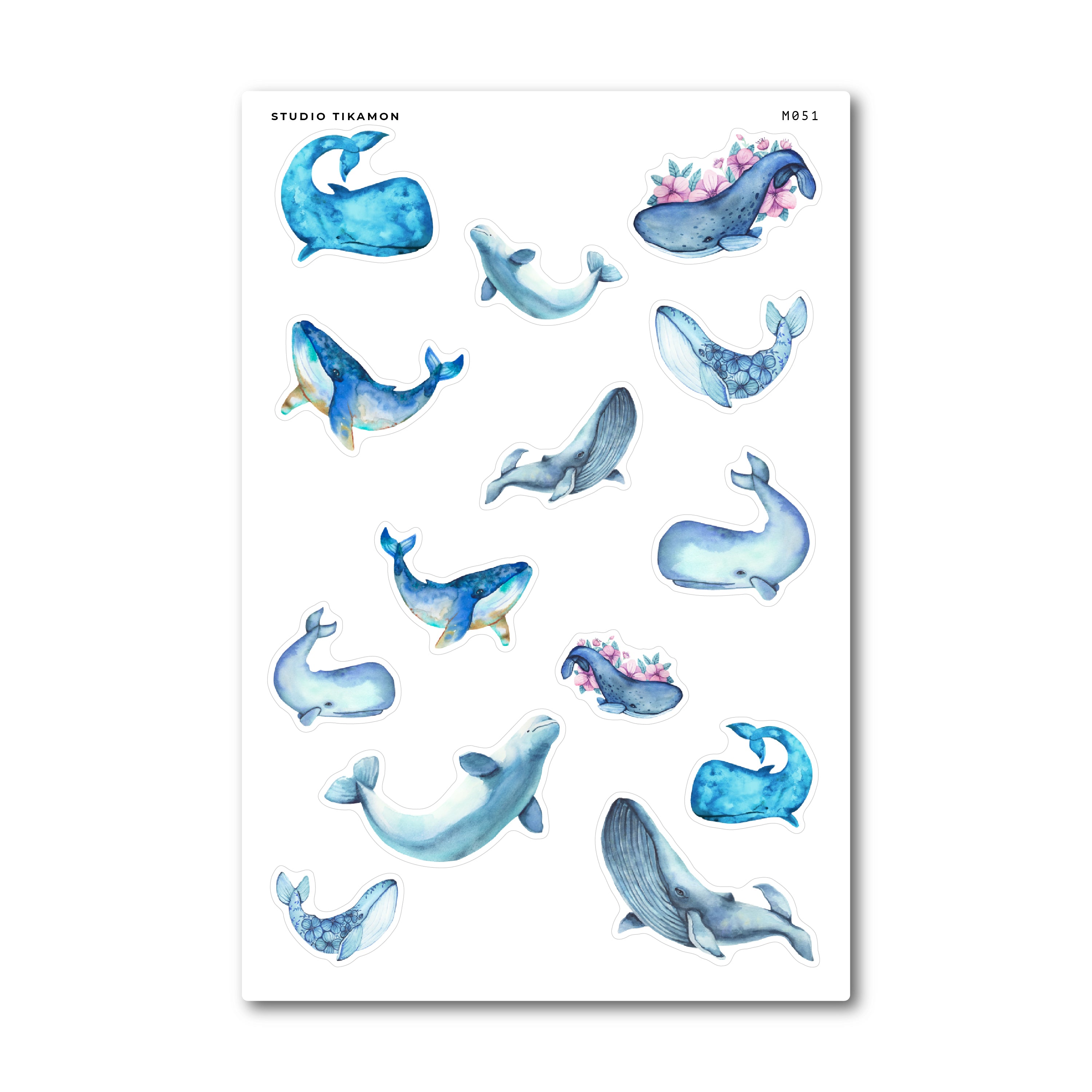 blue whale stickers