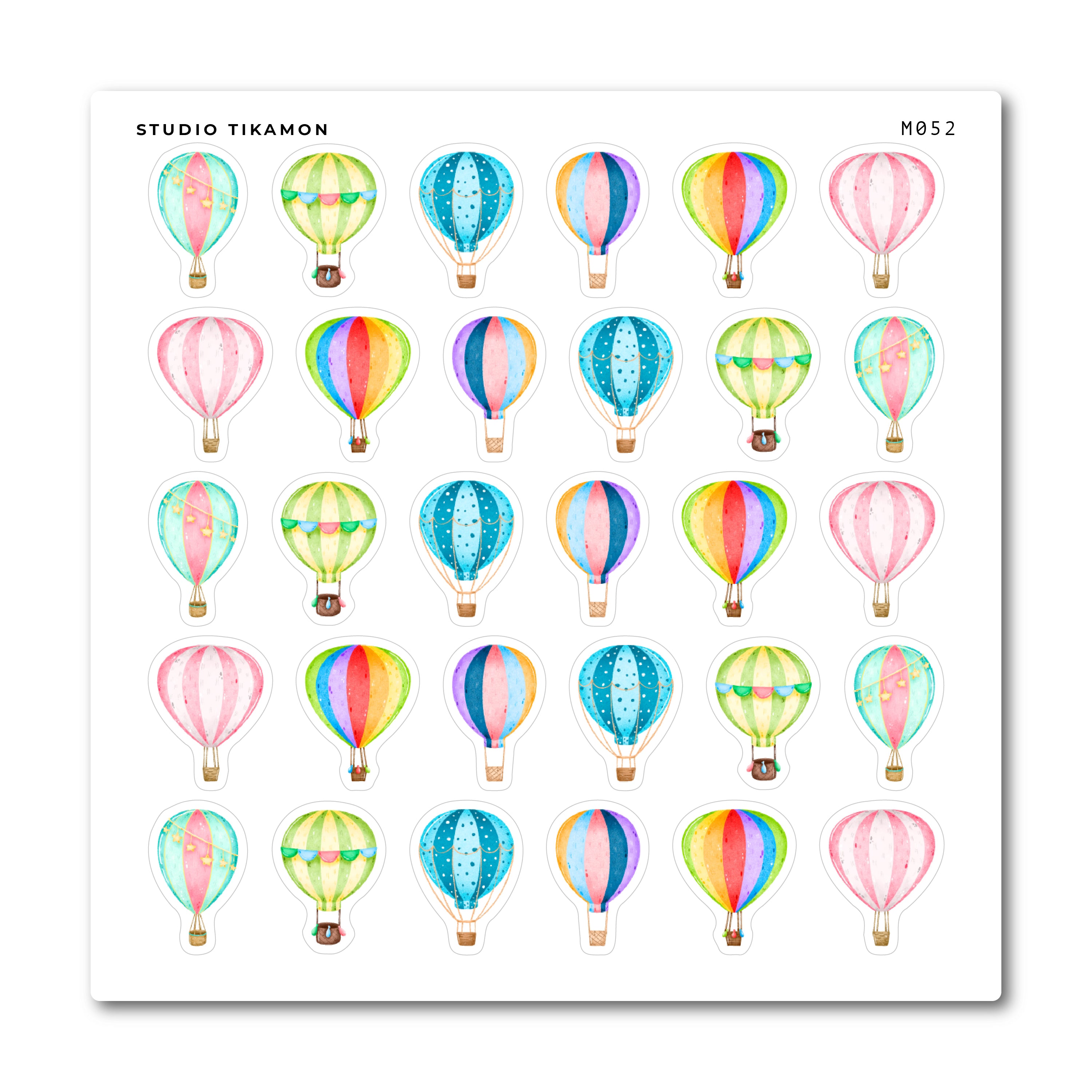 hot air balloon stickers