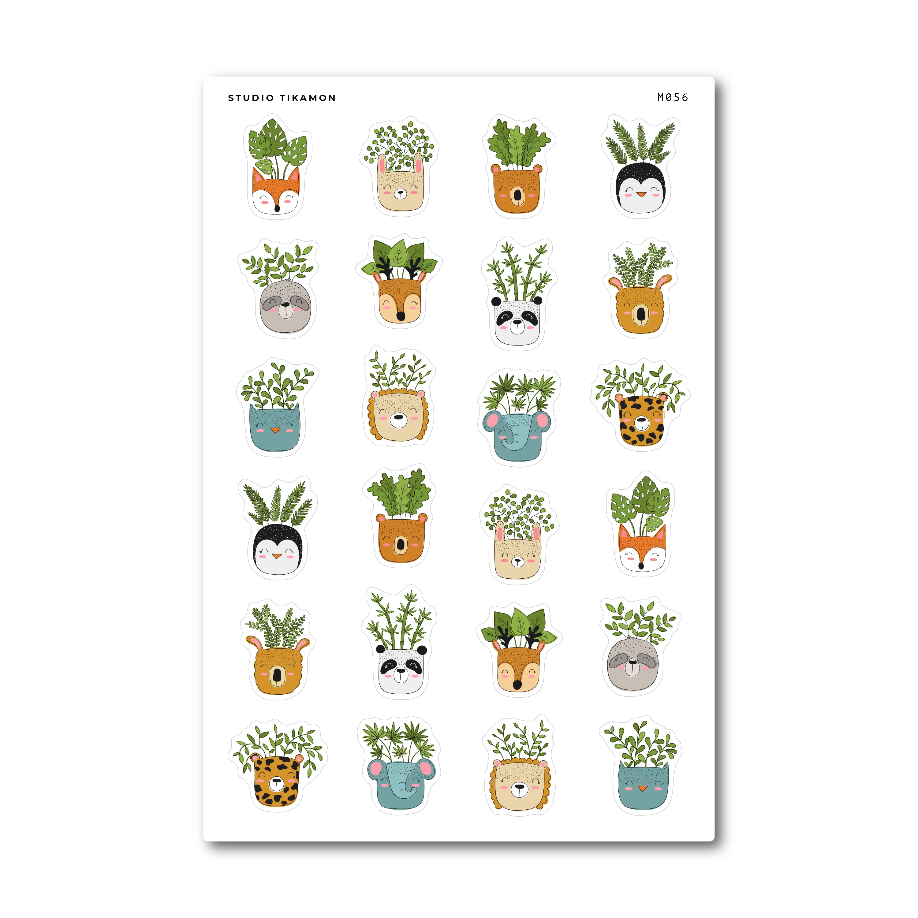 Printable Plant Stickers